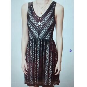 Moulinette Soeurs Anthropologie Myrna Lace Dress Black XS Y2K Wimsigoth Holiday